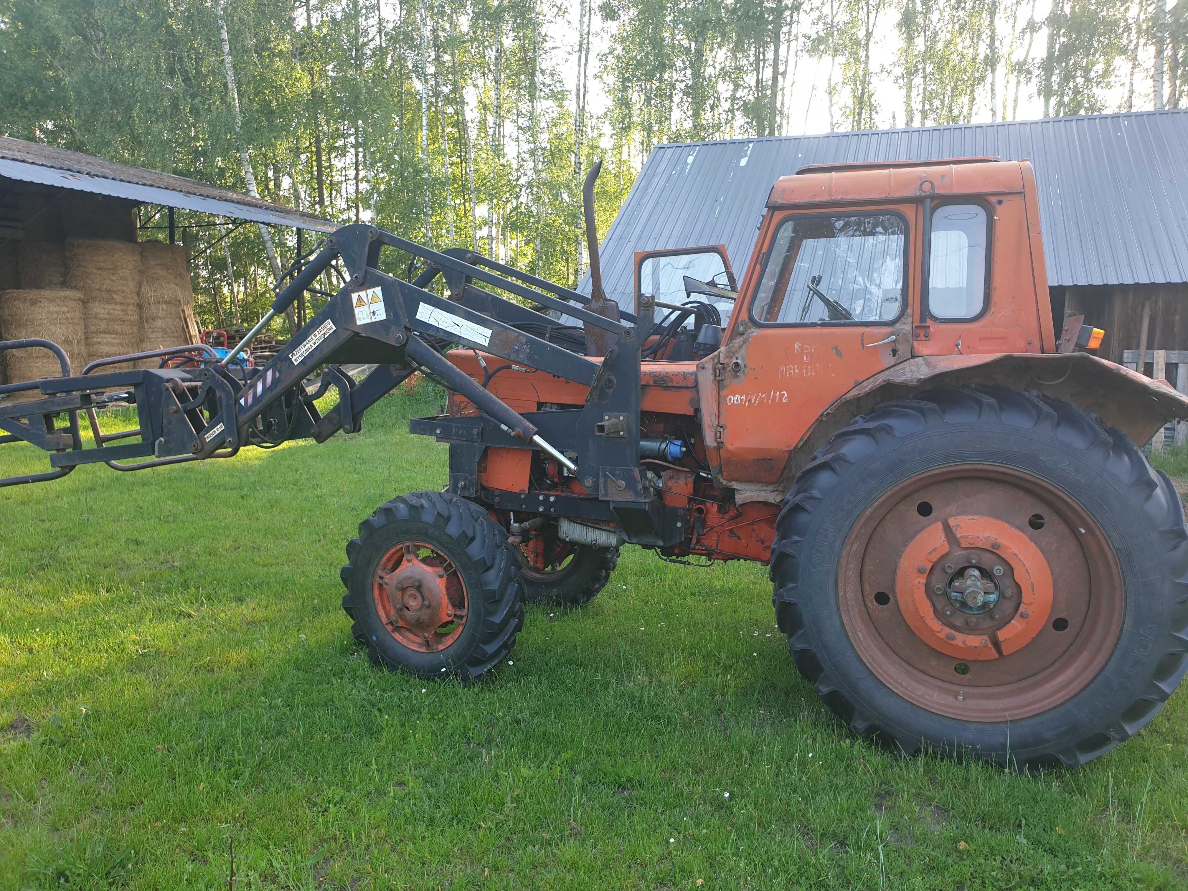 Mtz 82 z turem i chwytakiem do bel