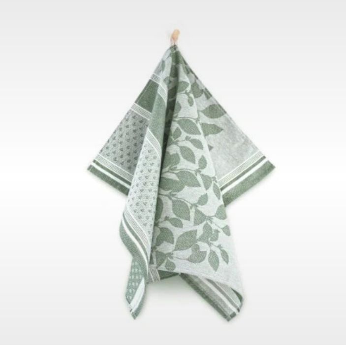 Ściereczki bawełniane kuchenne 5szt. 50x70cm zielone ręczniki kuchenne