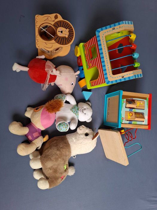 Zestaw zabawek niemowlęcych sortery pluszaki