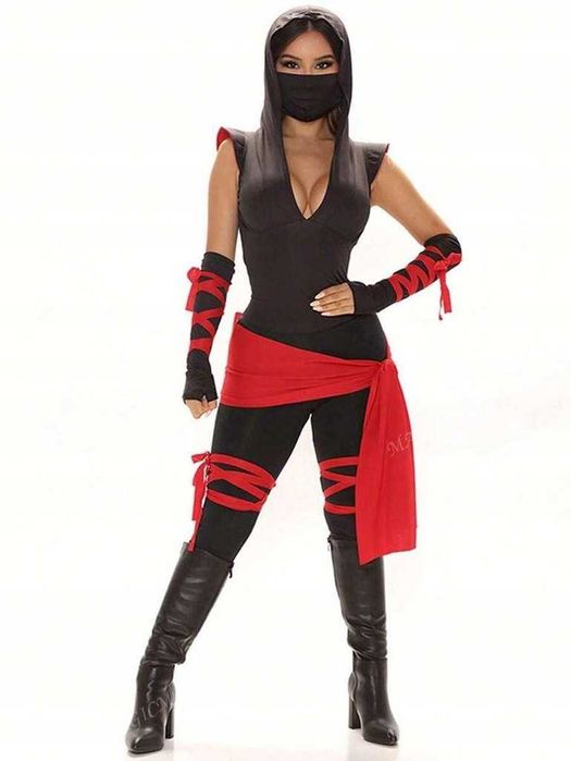 Kostium Damski Ninja Halloween Roz M