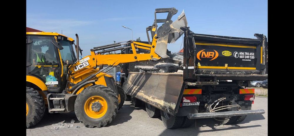 Kucie młotem betonu, wyburzenia, rozbiórki, wywóz gruzu, utylizacja