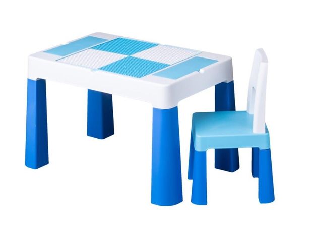 Комплект детской мебели Tega Baby MULTIFUN стол и стульчик синий