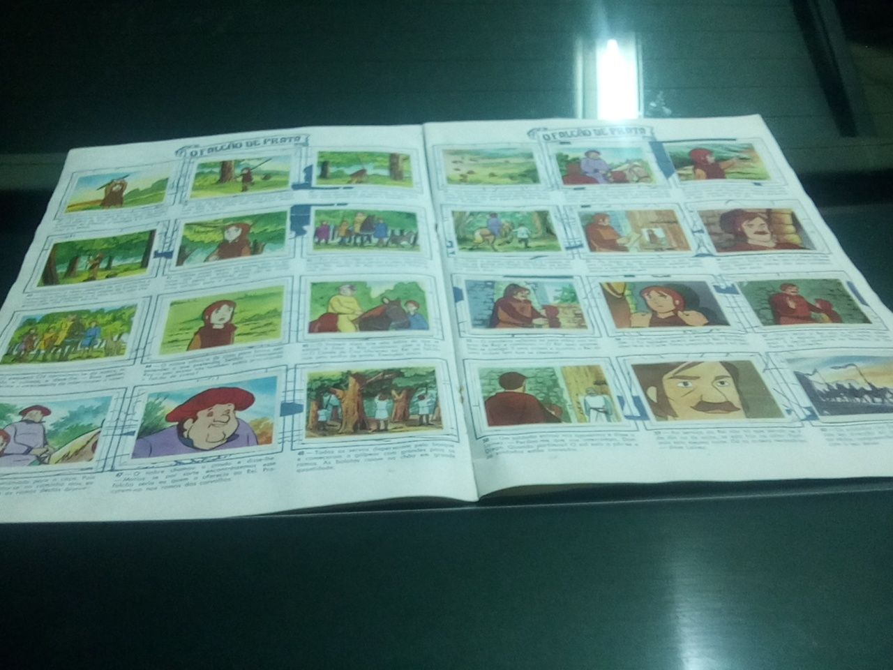 Coleção com 258 cromos