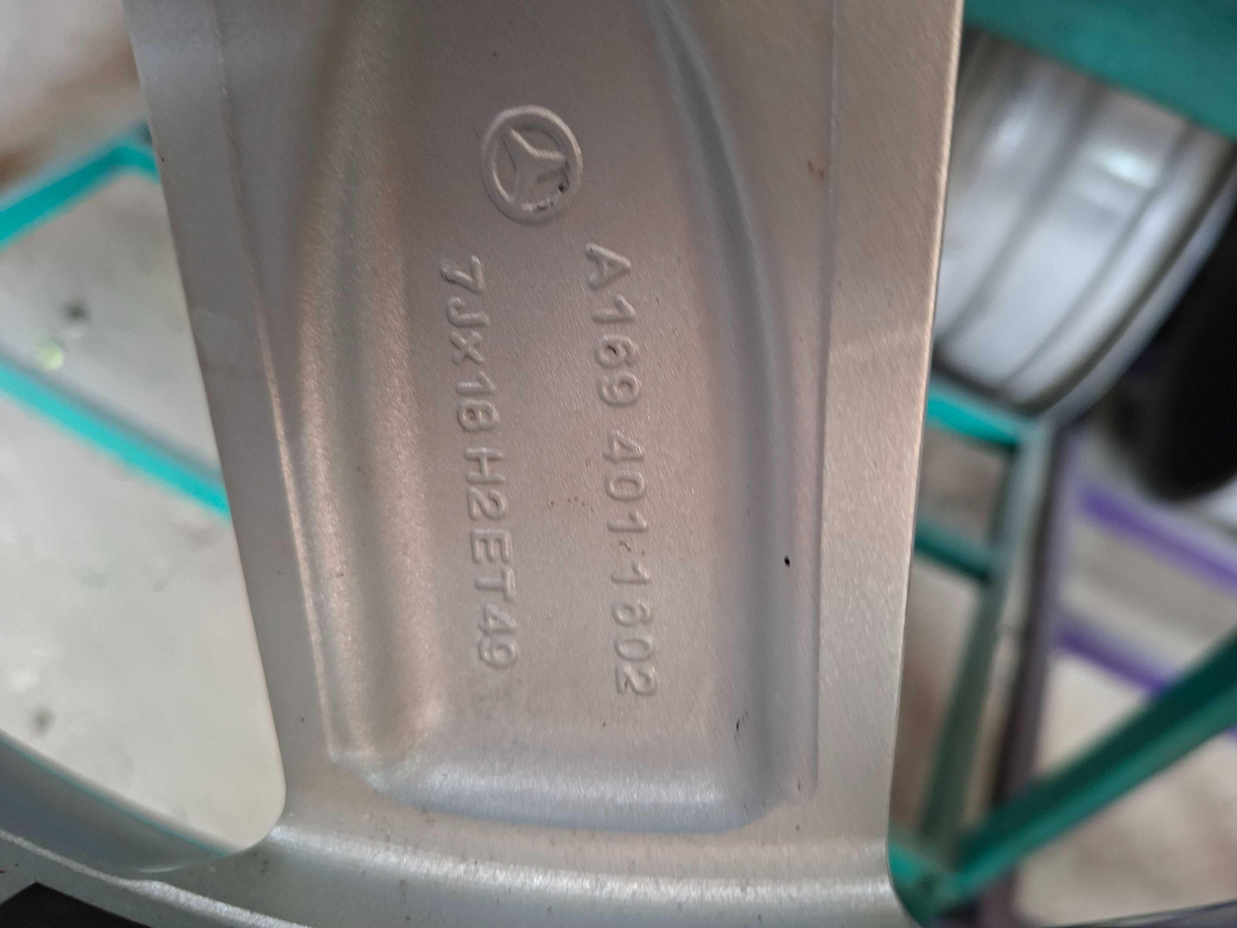Оригінальні диски A-169 401 1602 Mercedes AMG  5/112 R17 7J EТ49.