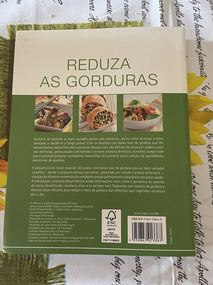 Livro Reduz as Gorduras