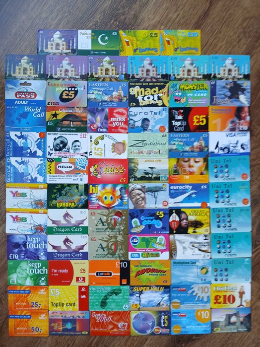 Karty telefoniczne Anglia