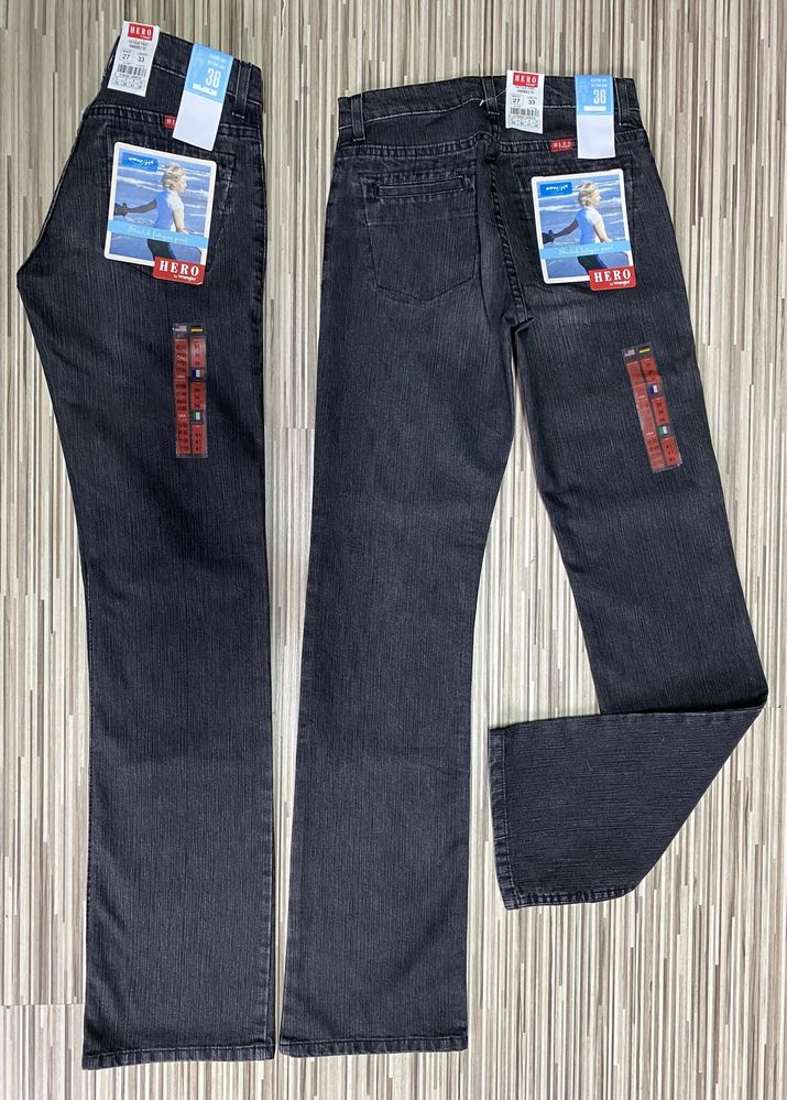 Spodnie damskie jeans 27/33 pas 68 cm komplet 2 pary Wrangler nowe