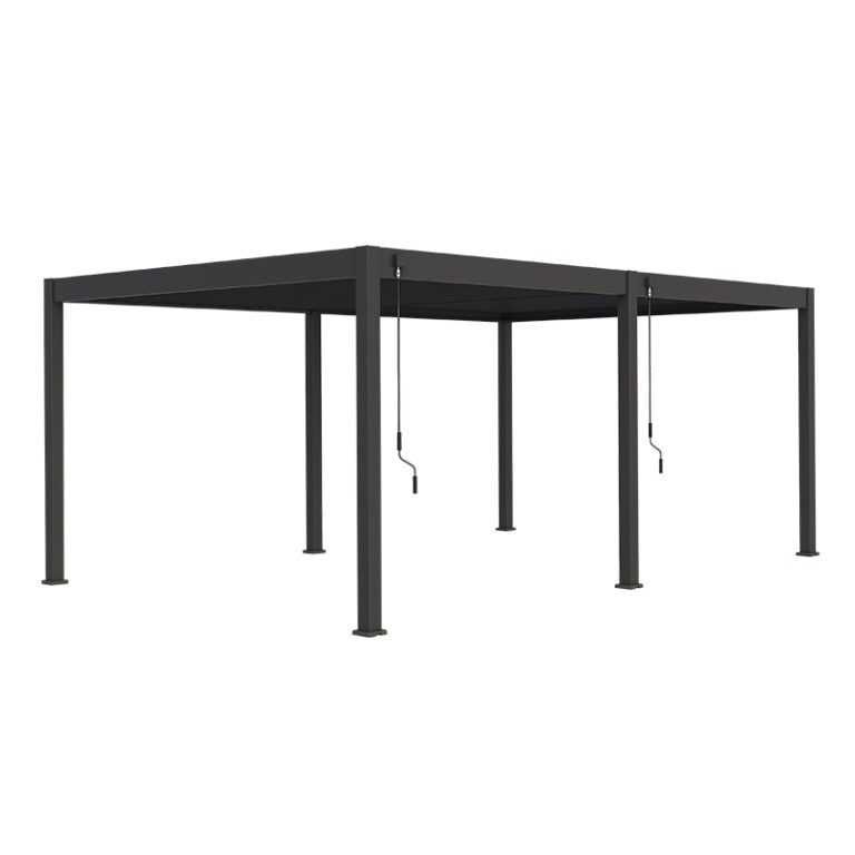 Pergola tarasowa antracytowa wolnostojąca - różne rozmiary