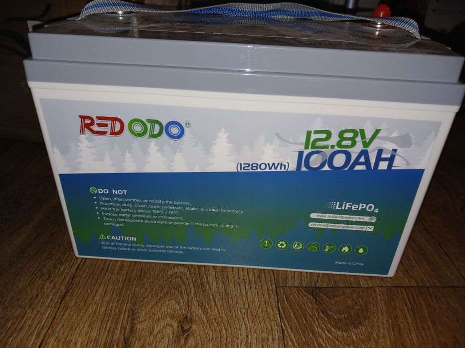 Акумуляторна батарея LiFePO4 Redodo 12.8 V 100 Ah, 1280 Wh,