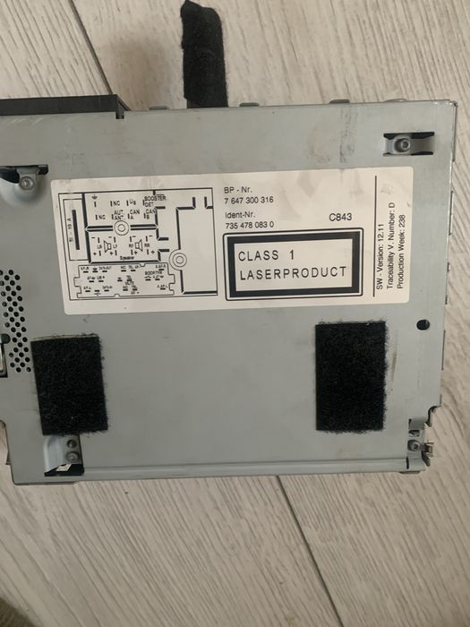 Автомагнітола Blaupunkt 2250 CD TE SB05