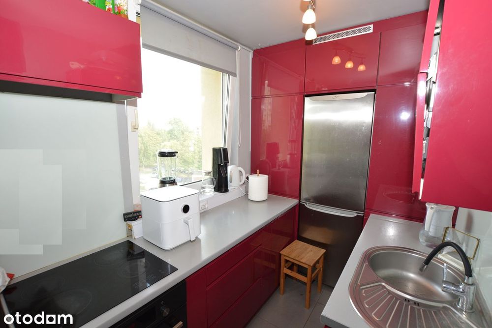 2 pok. + jadalnia, 46m2, balkon, wyposażone, centrum, zadbane