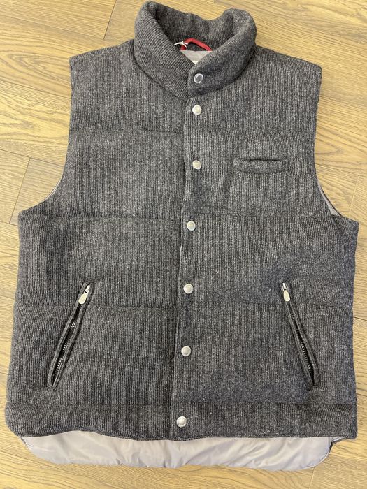 Пуховий жилет Brunello Cucinelli