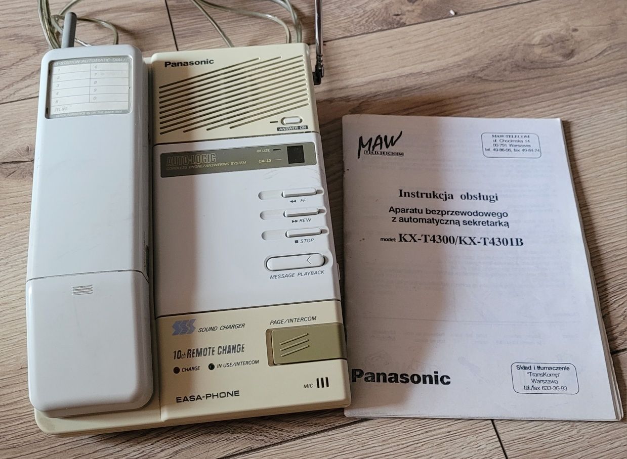 PANASONIC KX- T4300H telefon bezprzewodowy z sekretarką