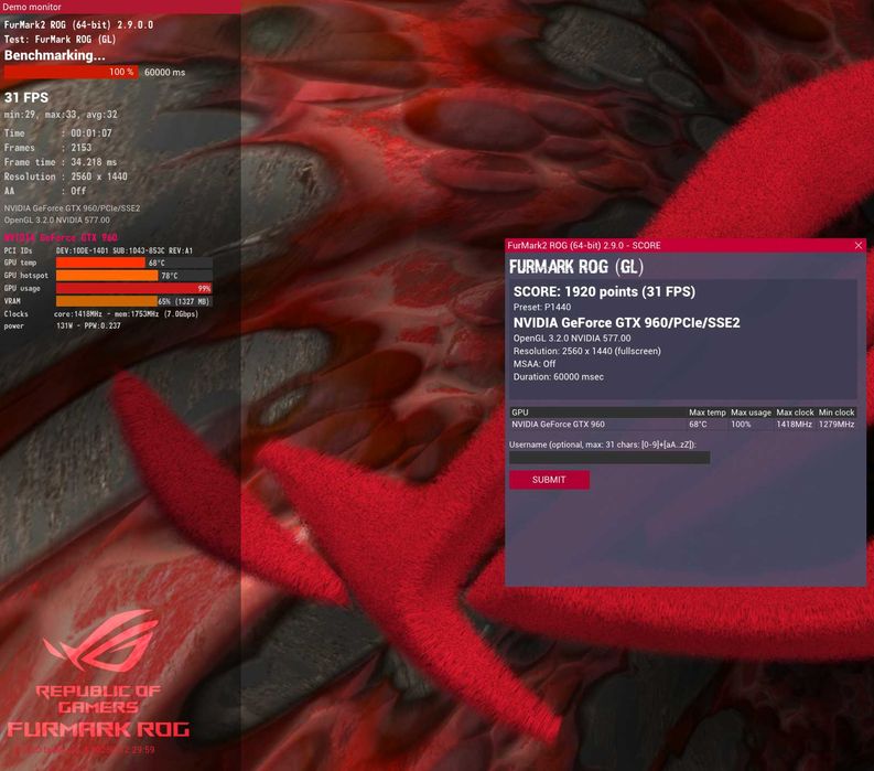 Відеокарта ASUS geForce 960 DC