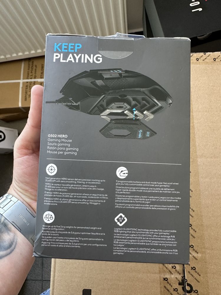 NOWA ZAPLOMBOWANA!!Logitech G G502 Hero myszka Gaming