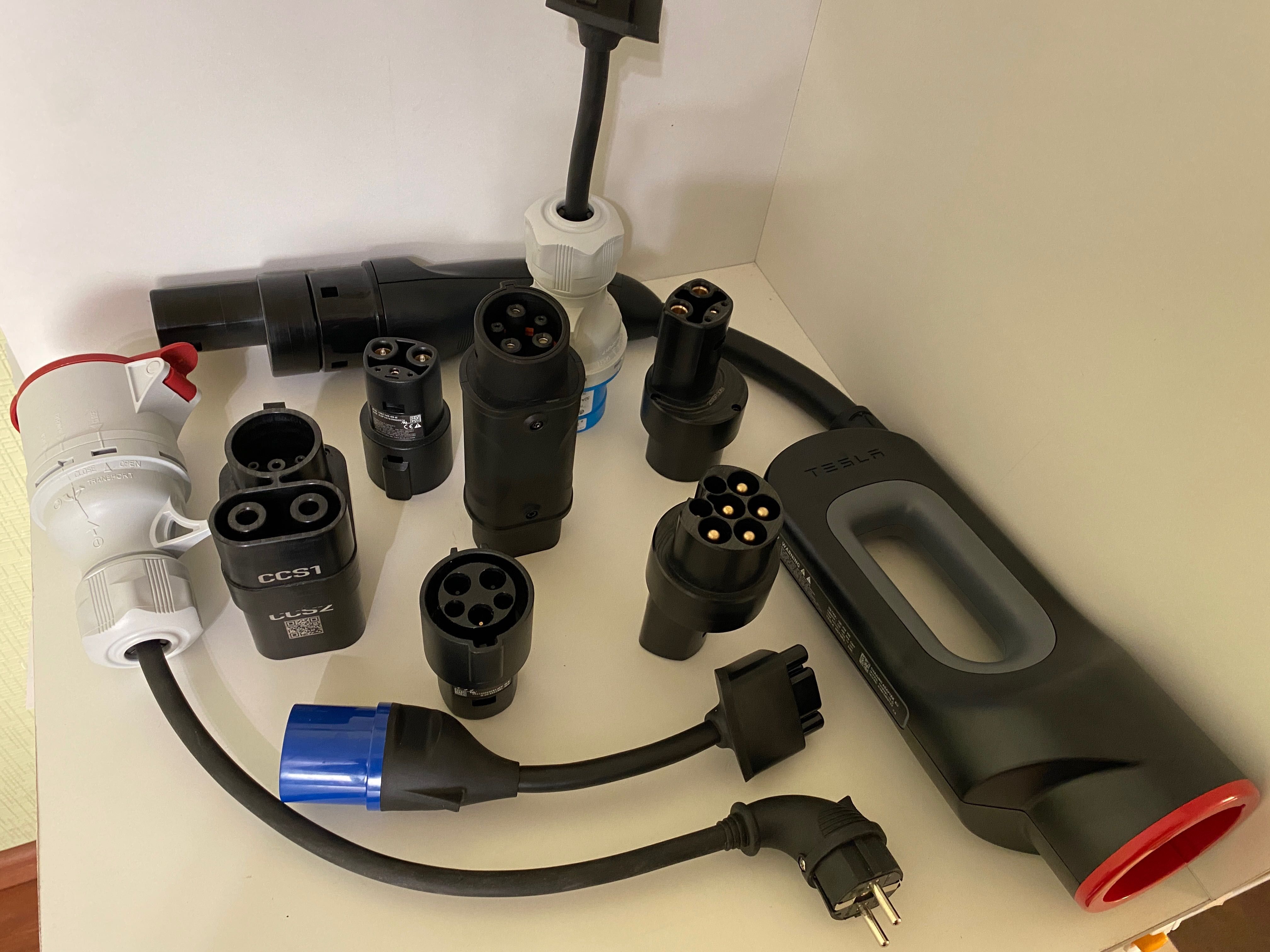 Переходник CCS Combo J1772 Type 2 Supercharger Chademo usa eu