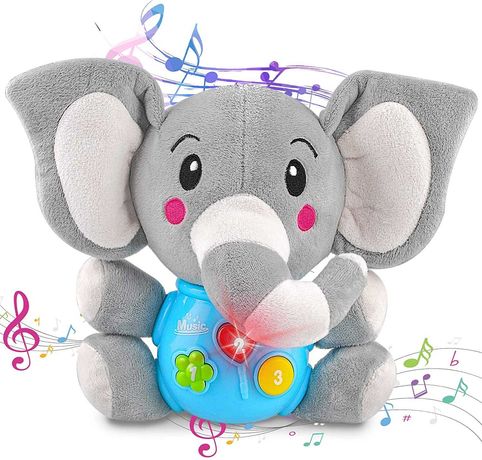 Pluszowy słoń zabawka z dźwiękiem