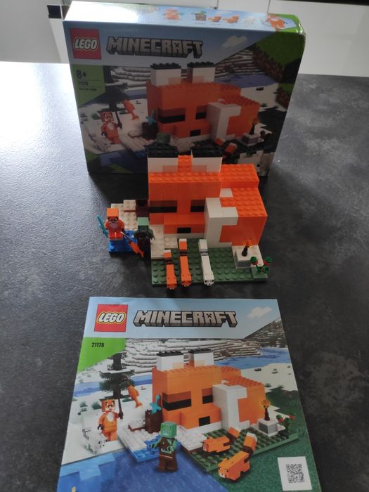 LEGO Minecraft 21178 Siedlisko lisów