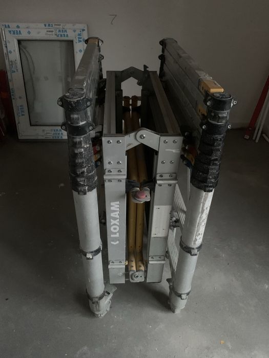 Rusztoranie teleskopowe aluminiowe składane regulowane 2m