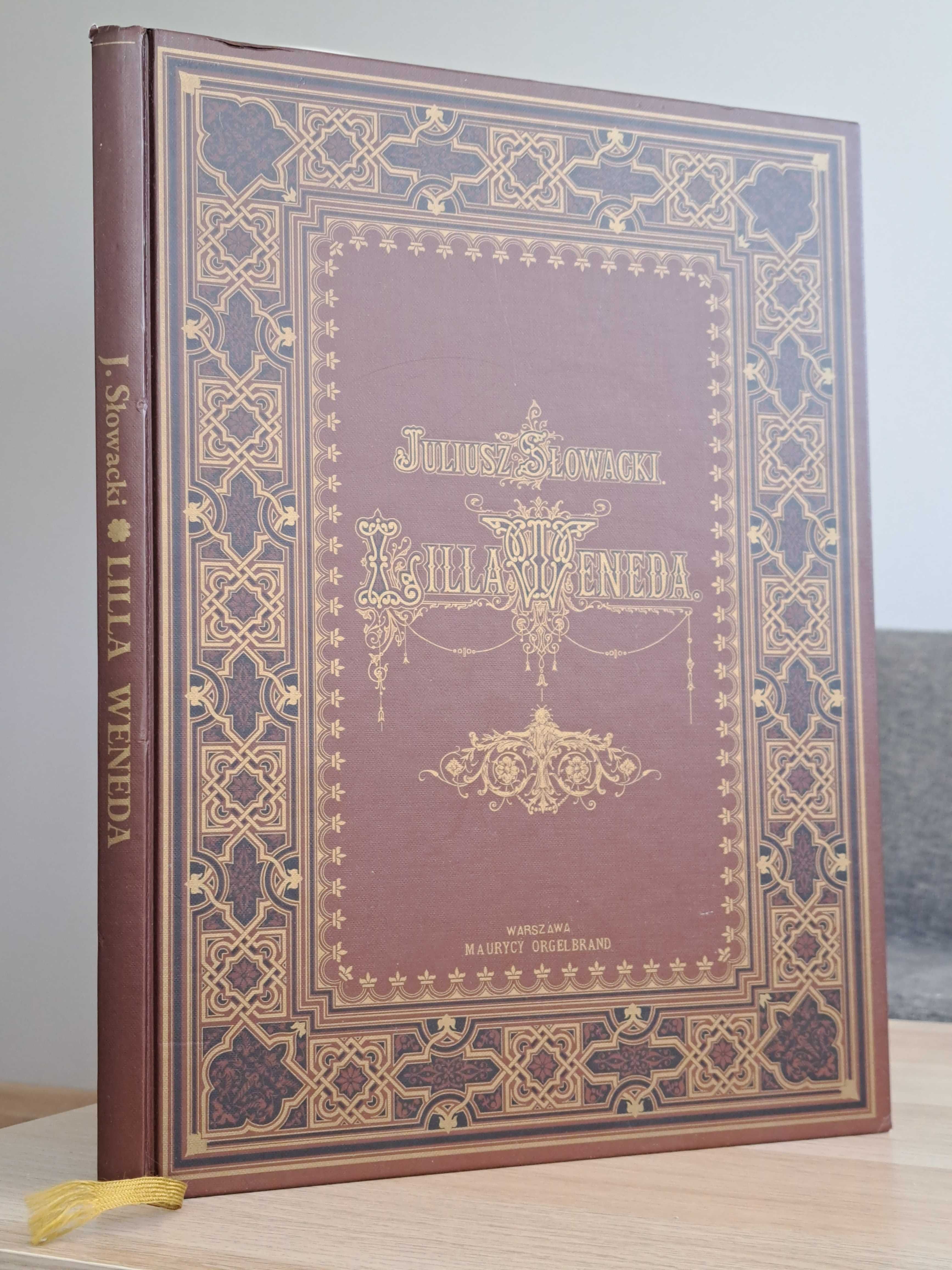 Lilla Weneda. Juliusz Słowacki. Ilustracje Andriolli. Reprint z 1883 r
