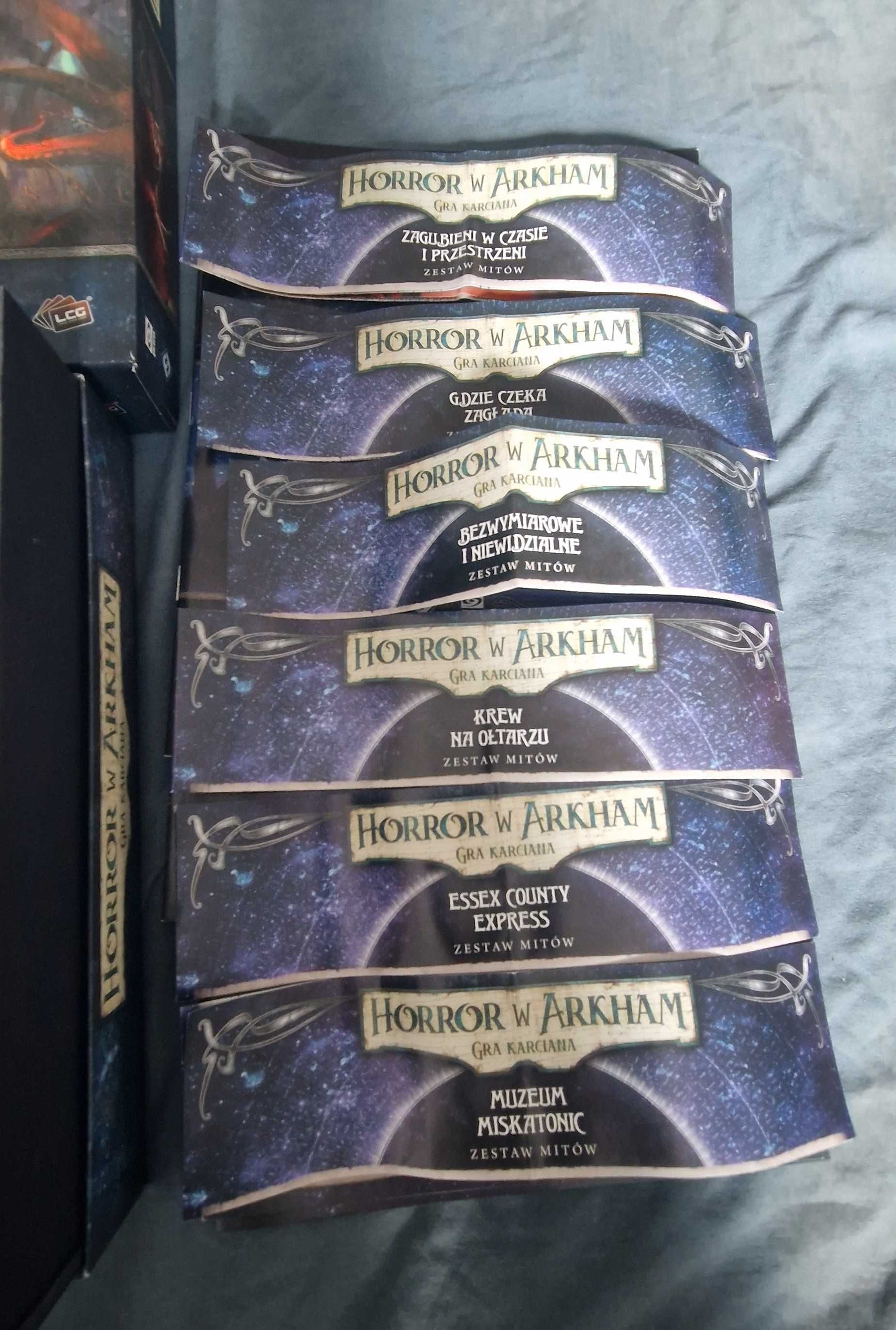 Horror w Arkham LCG Core + Dziedzictwo Dunwich ze wszystkimi  Mitami
