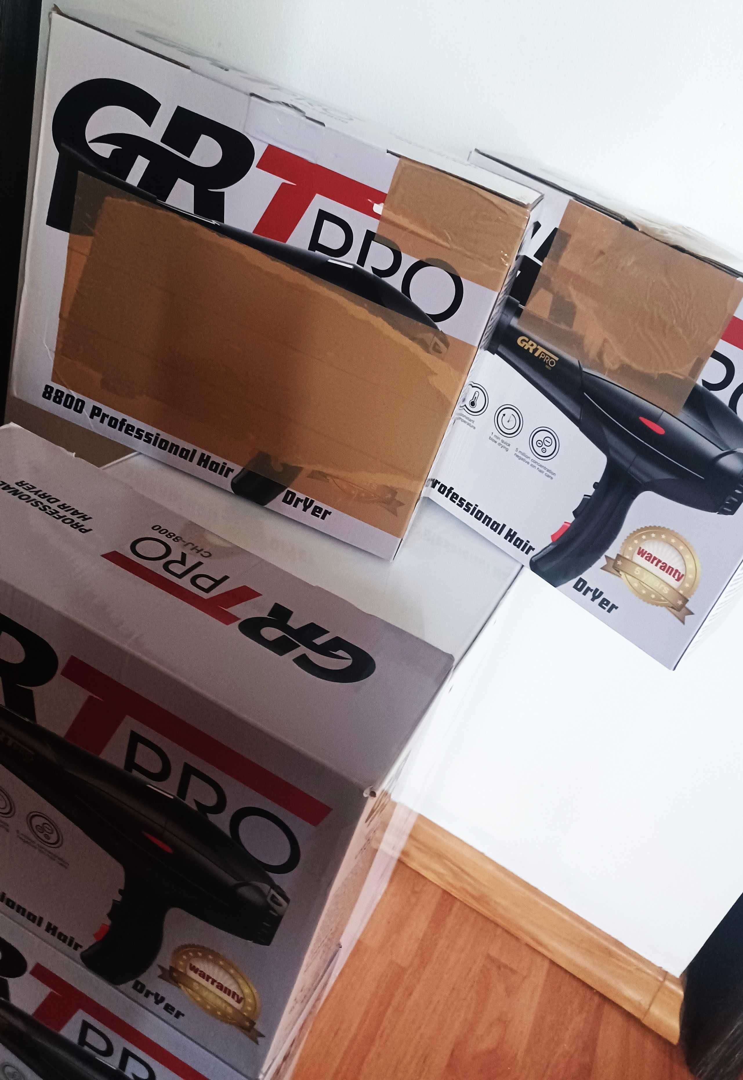 GRT PRO 8800 Jonowa suszarka do włosów 3500 W,niebieskie światło Turbo