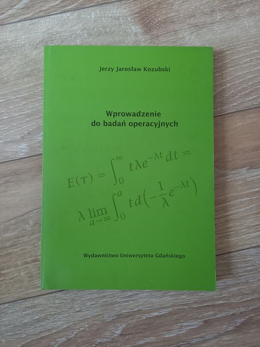 Książka Wprowadzenie do badań operacyjnych, J. J. Kozubski