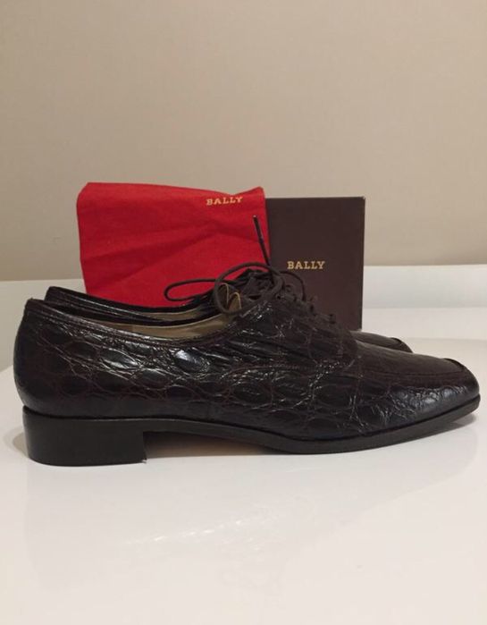 Bally-новые туфли из крокодила