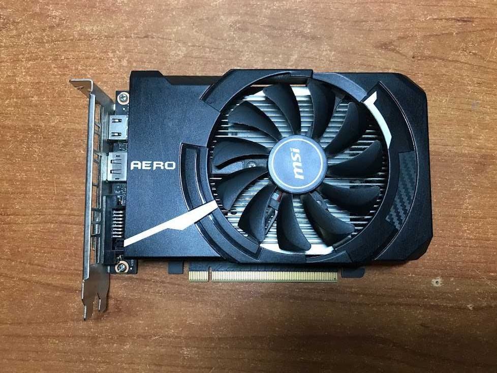 Видеокарта MSI GeForce GTX 1650 AERO ITX 4G OC