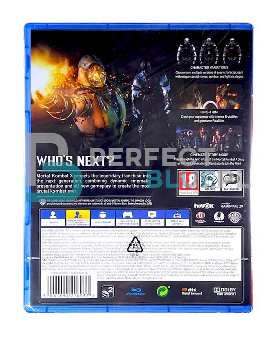 Mortal Kombat X / Gra PS4 / Sklep z grami / Nowe Gry / Perfect Blue