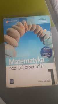 Podręcznik do matematyki " Matematyka poznać , zrozumieć" klasa1