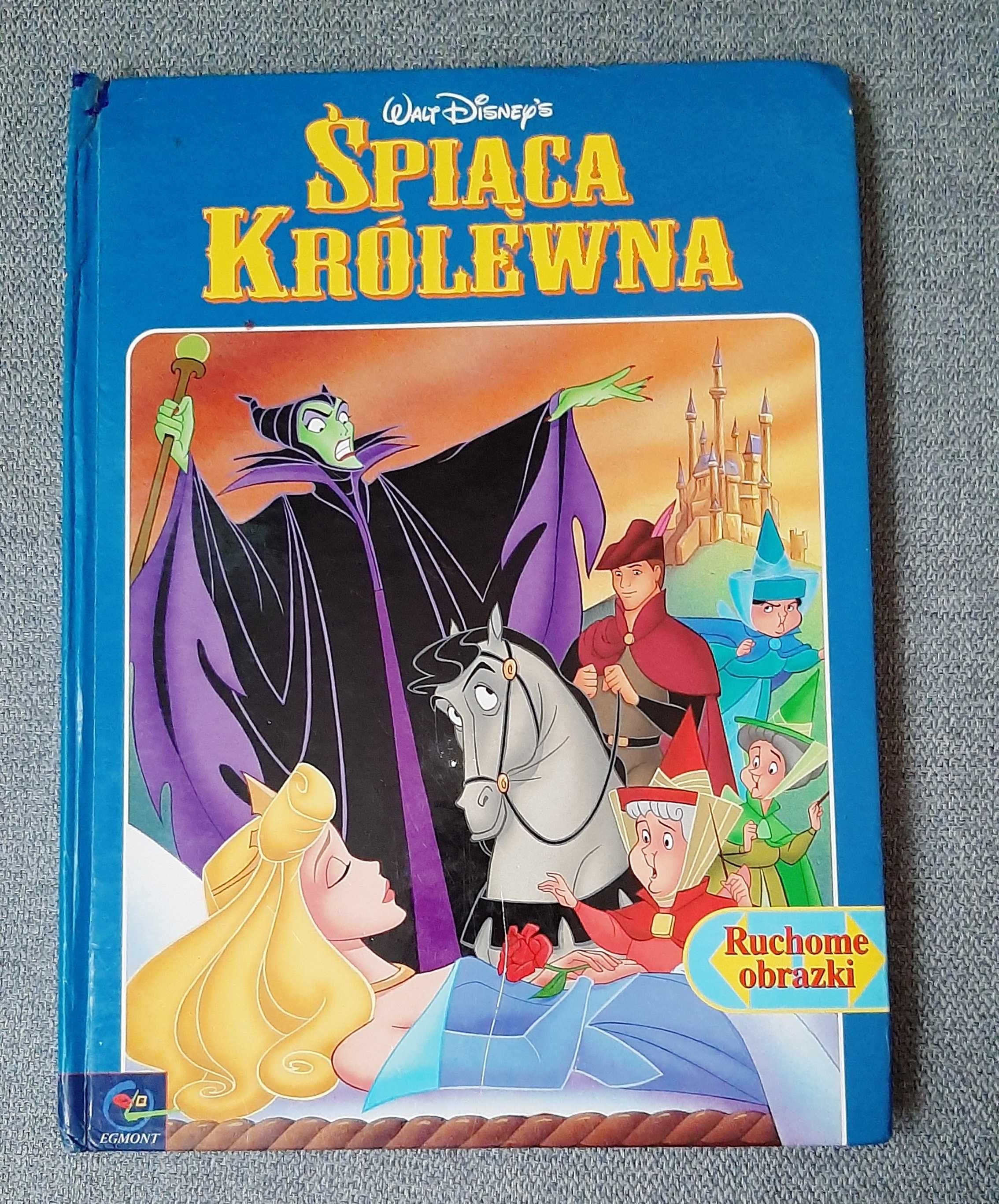 Disney Śpiąca królewna Książka z ruchomymi obrazkami ruchome obrazki
