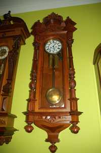 Wiszący, ścienny, wagowy zegar - Gustaw Becker - 160 cm