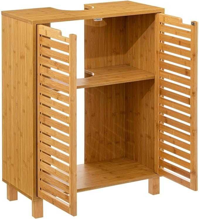 5 five simply smart AC-Deco bambusowa szafka pod umywalkę zlew 60x28x5