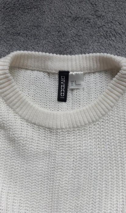 Світер H&M жіночий біло-блакитний