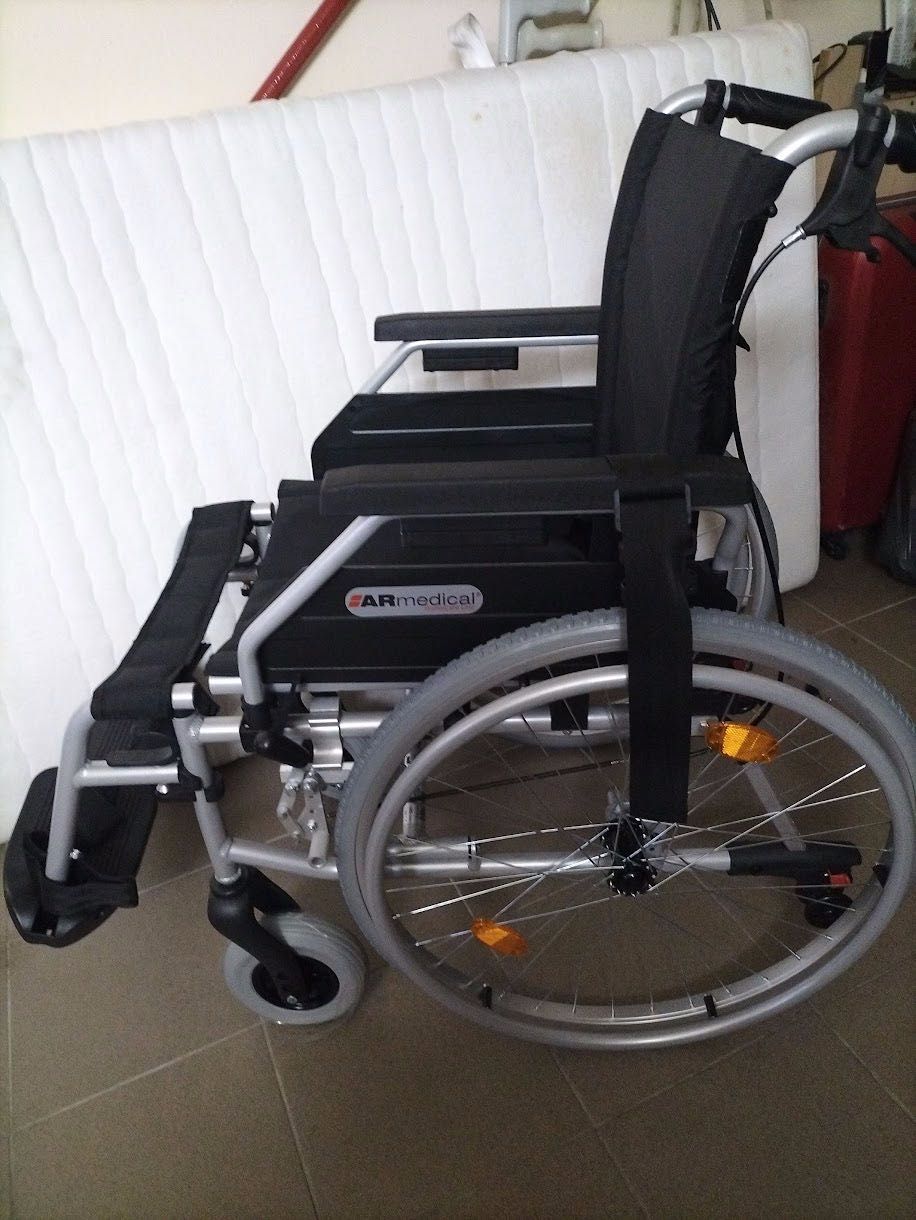 wózek inwalidzki aluminiowy