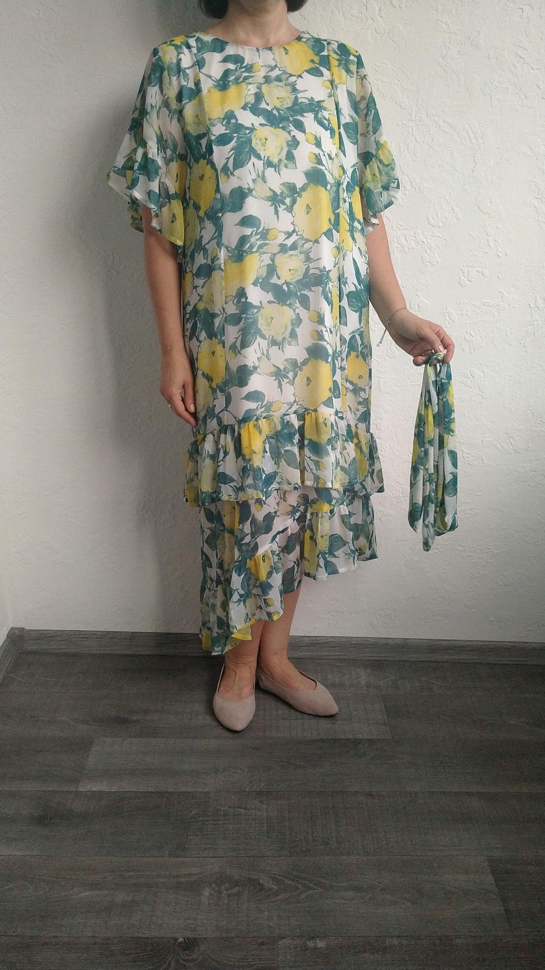 Сукня шифонова літня