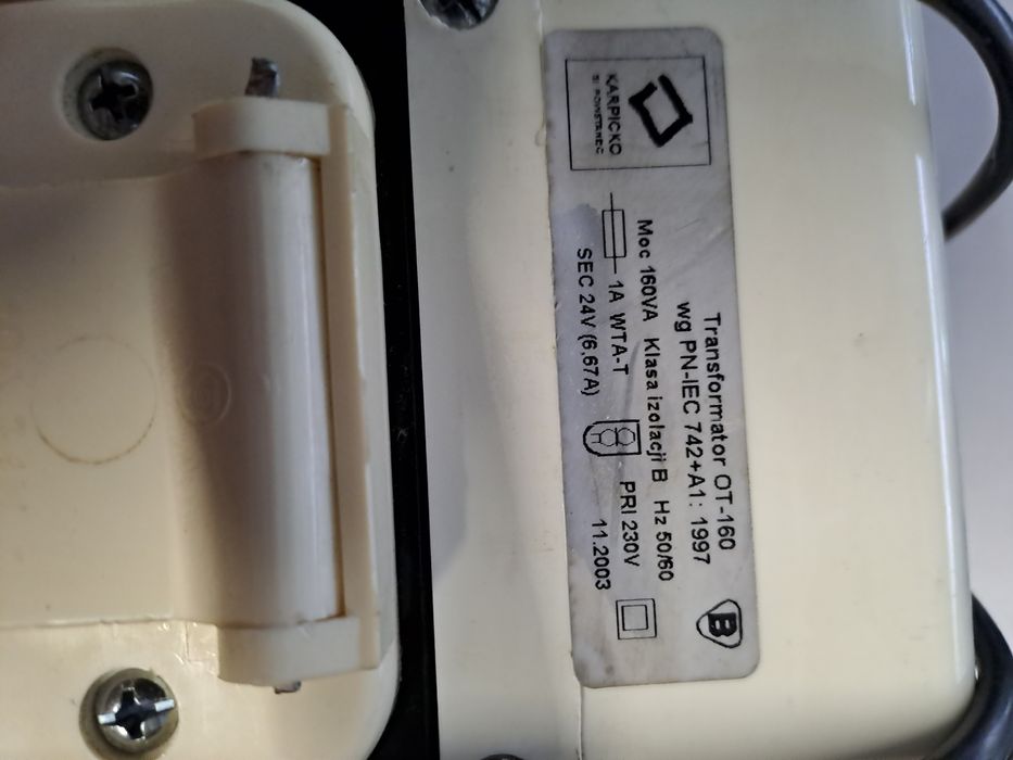 Transformator bezpieczeństwa OT-160VA /24V