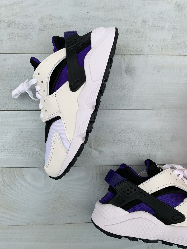 Оригинал Nike Air Huarache White Purple оригинальние кроссовки найк