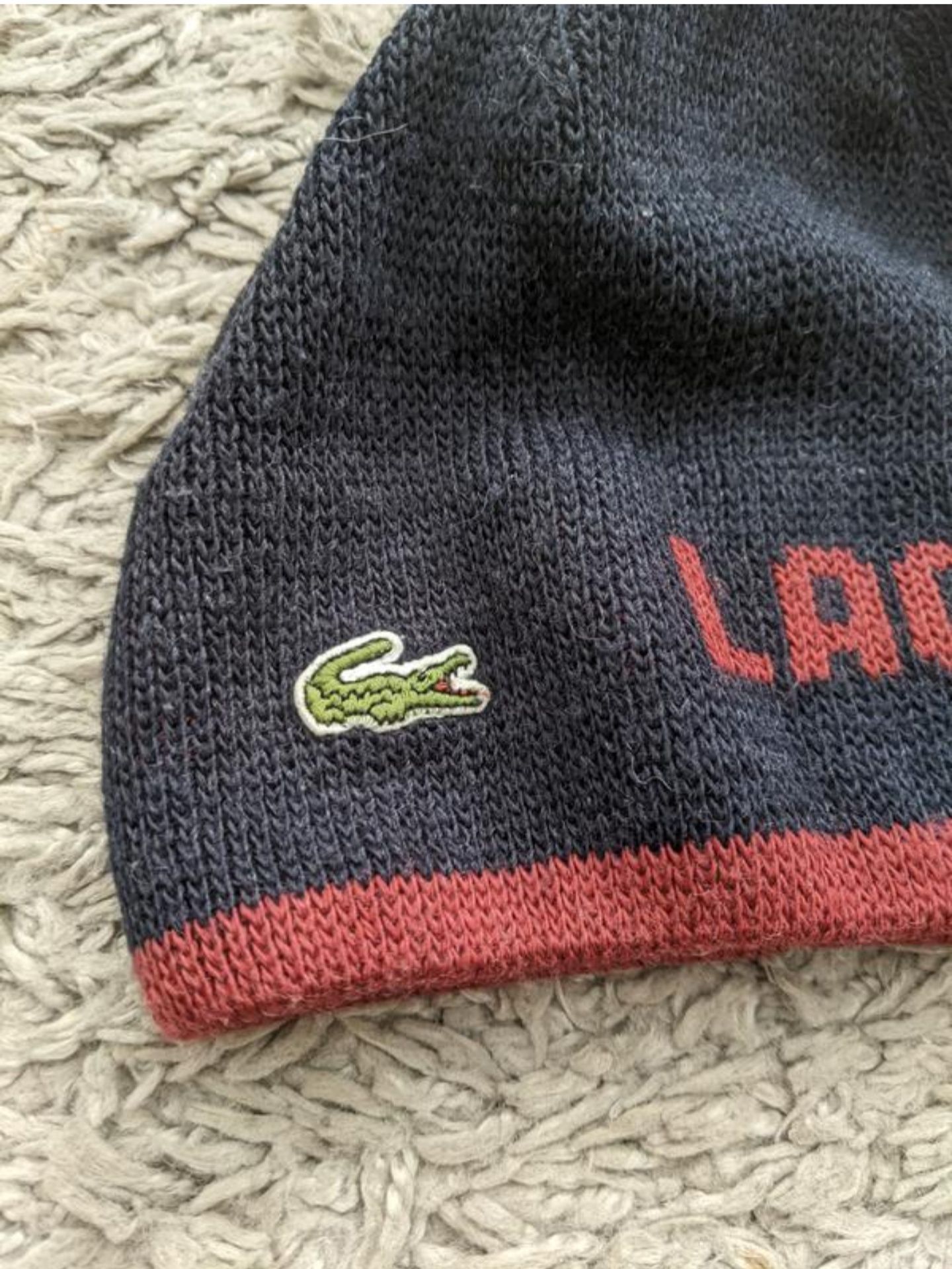 Шапка lacoste, one size, оригінал, вінтаж