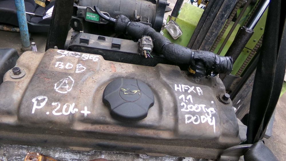 Paz55 Silnik słupek 1.1 HFX peugeot 206+ plus wysyłka gwarancja