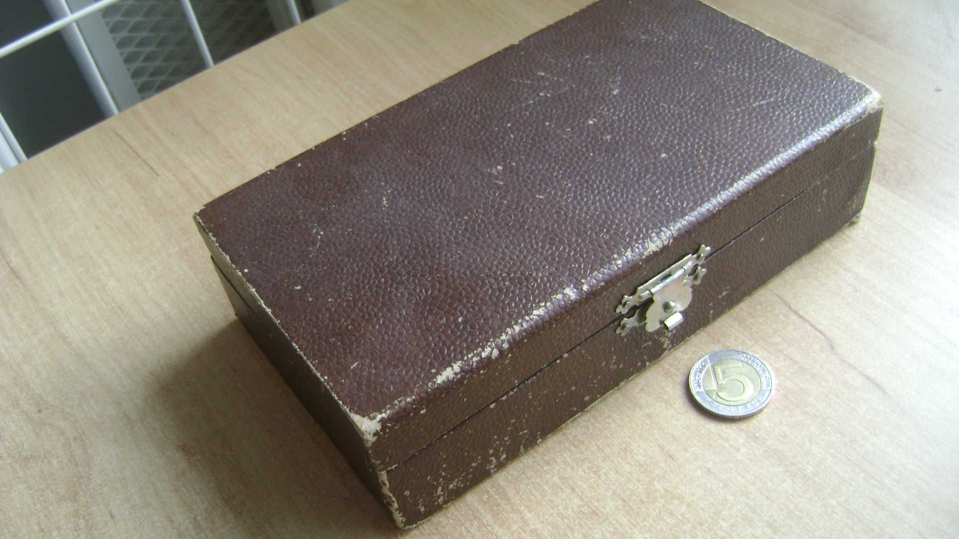 Starocie z PRL - Stare sztućce srebrzone = Pudełko Jubiler