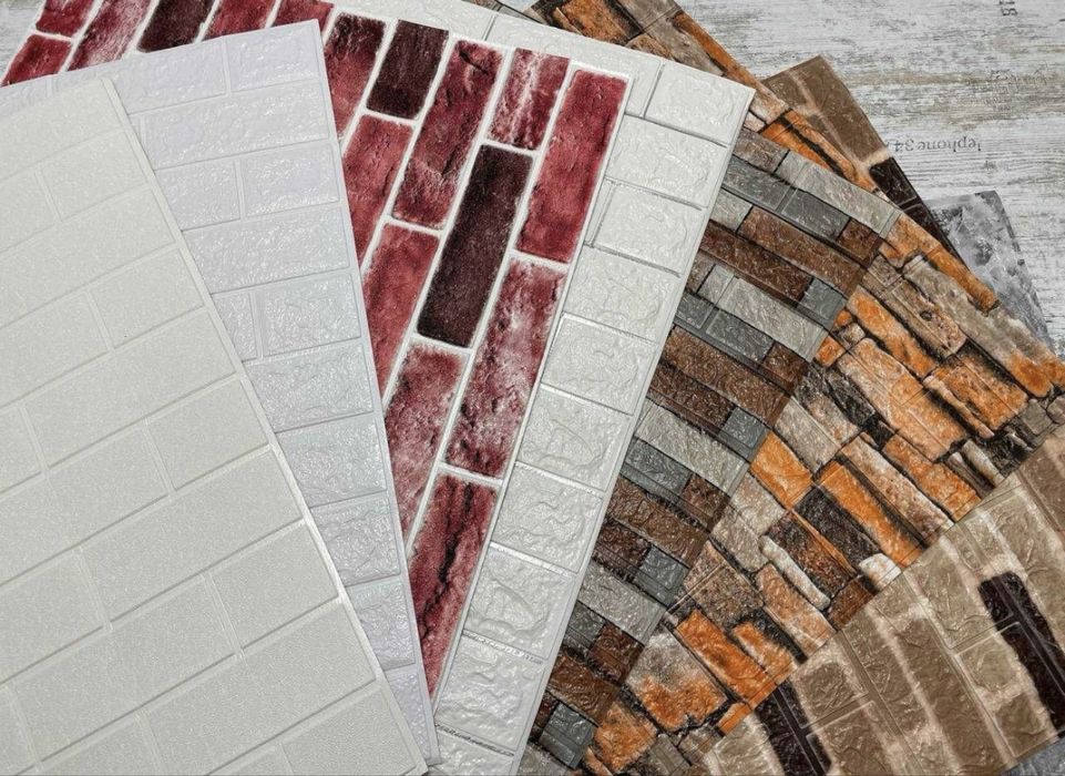 Топ продаж! Самоклеючі 3д панелі, самоклейка на стіни, декор, шпалери