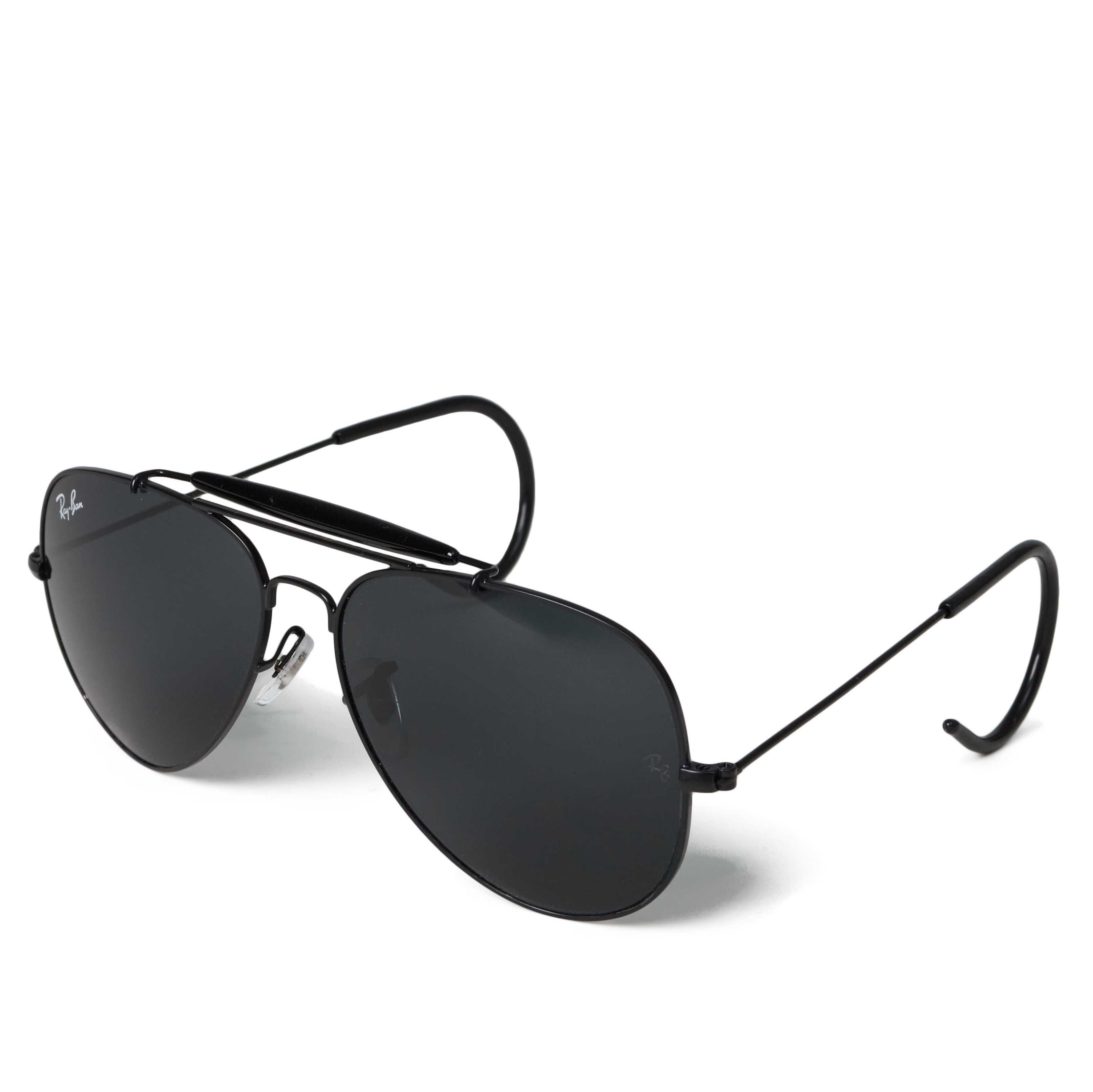Солнцезащитные очки Ray Ban Outdoorsman 3030 Black-Black 58мм стекло