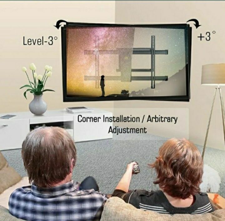 Uchwyt stojak do telewizora 37-75 " 45 kg długość 75 cm gratis HDMI
