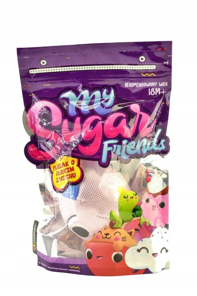 Zapachowy pluszak z zawieszką  SUGAR FRIENDS jagoda