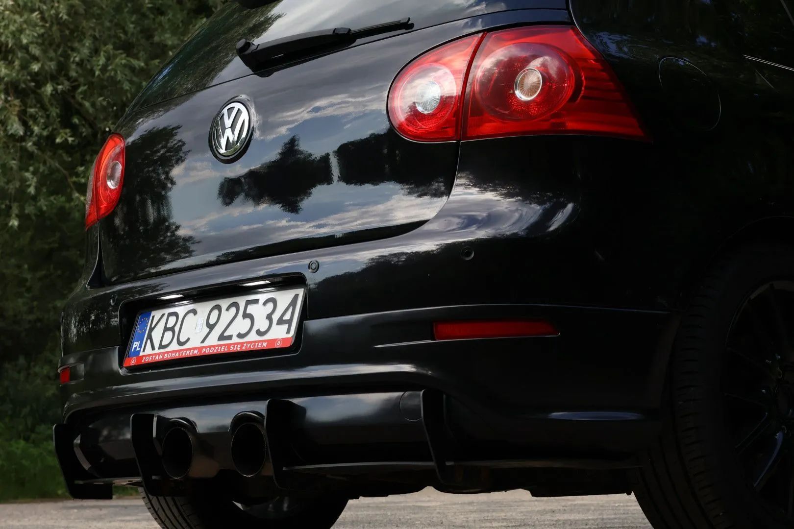 Volkswagen Golf Auto po mapie na 200km