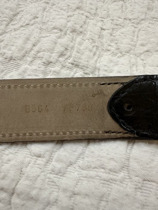 Оригинальный ремень Brioni из крокодила