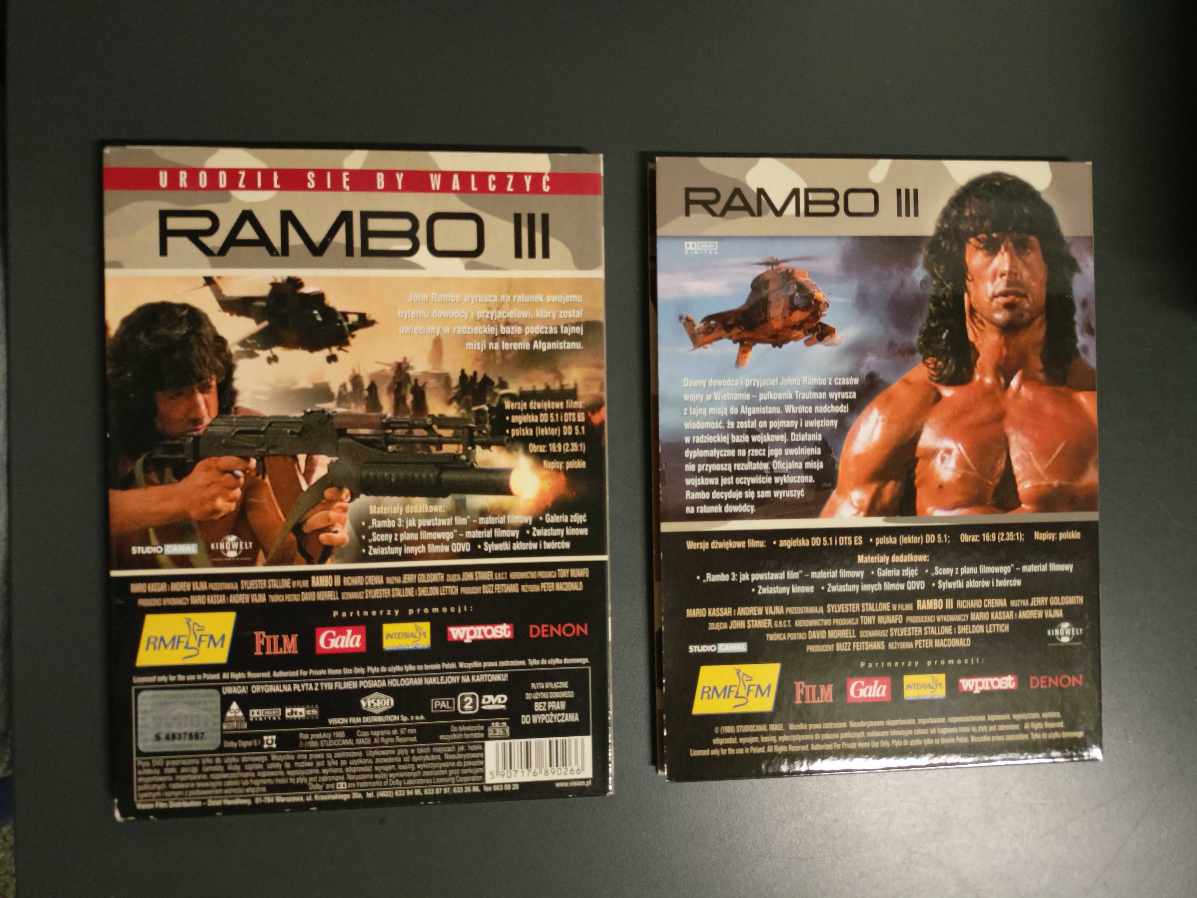 Rambo 3 wydanie qdvd