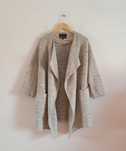 Dzianinowy trencz/kardigan/sweter/narzutka 16 River Island